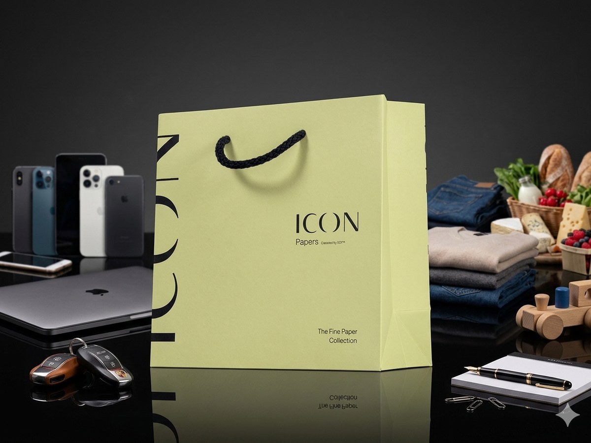 Real packaging product photo - paper bags