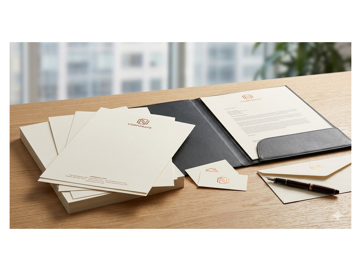 Letter Heads - real product photo